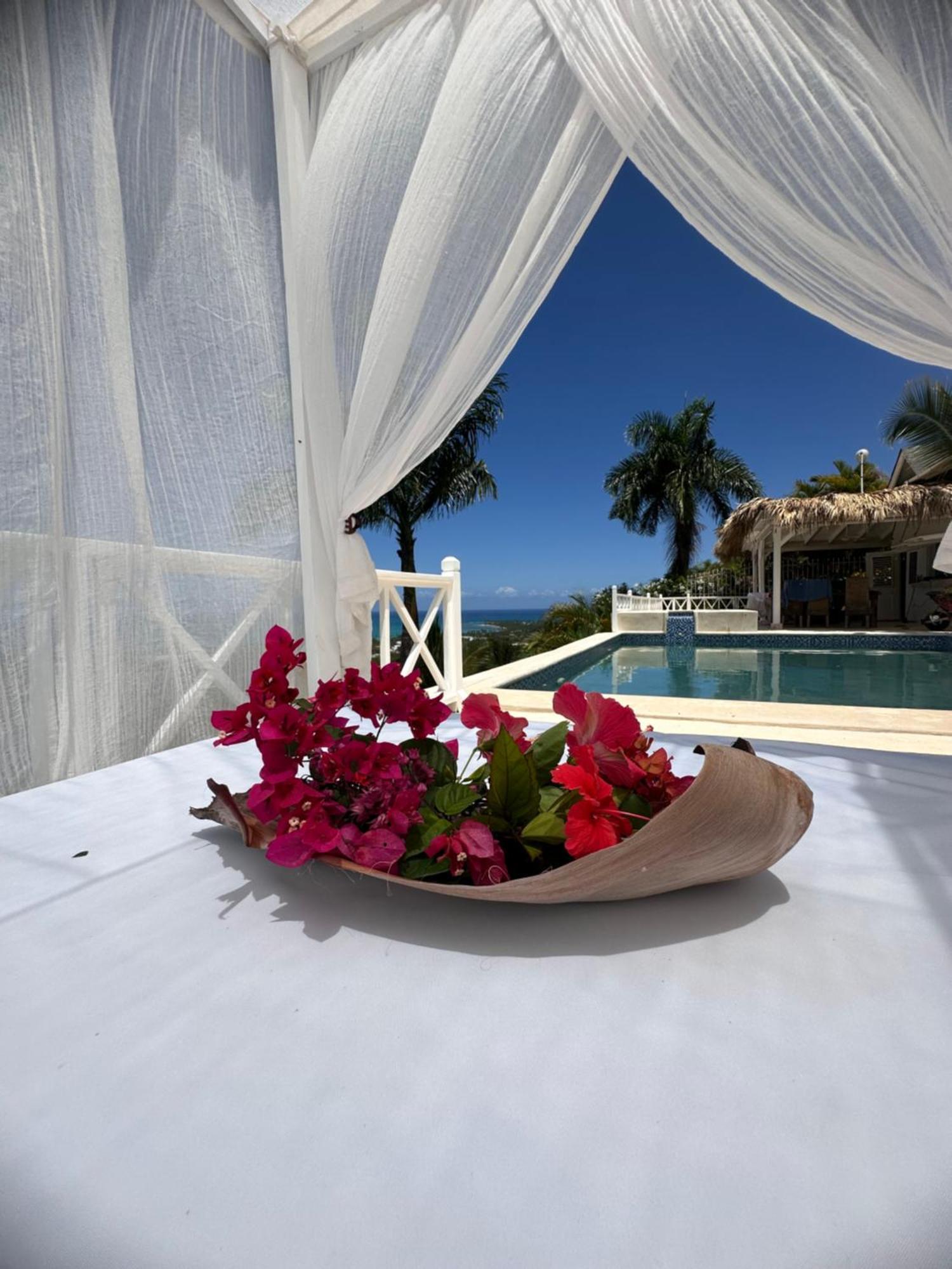 Villa Blanca Chambre D'Hotes Vue Sur Mer Las Terrenas Esterno foto