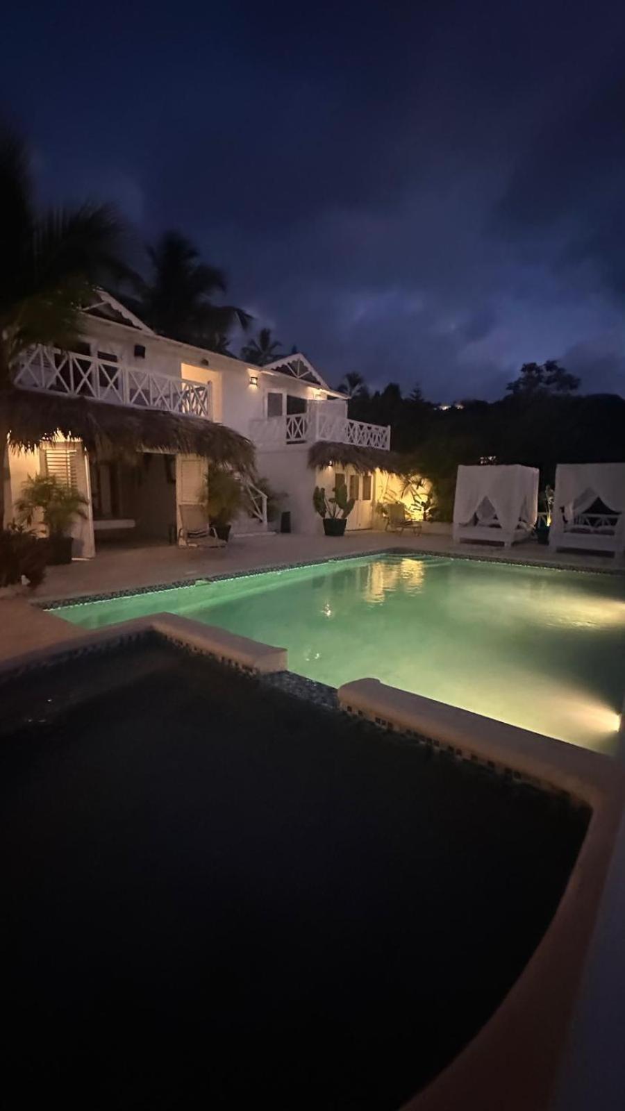 Villa Blanca Chambre D'Hotes Vue Sur Mer Las Terrenas Esterno foto